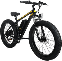 Garvee Mountain Electric Bicycle | 26" x 4.0 Fat Tires, 625Wh Removable Battery, 750W Motor, Step-Over Frame, 4 Riding Modes, LED Lights for Safety | for Commuting and Adventures