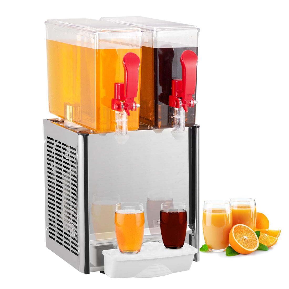10x2L Commercial Dispenser, 280W Stainless for Tea & Drinks