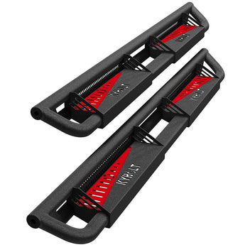 Garvee Running Boards Compatible with Chevy Colorado/GMC Canyon Crew Cab 2015-2024,Powder Coated Truck Side Steps Nerf Bar Rock Sliders
