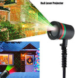 Garvee Christmas Projector Lights Outdoor Star Xmas Projector Lights Stage Landscape Lighting Garden Background Light Large Color Box US Plug