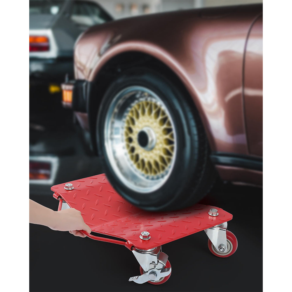 Garvee Wheel Cart, Heavy Duty Car Tire Car Moving Car with Skid Plate and 360 Degree Swivel Wheels,6000 lbs Car Moving Cart 4Pcs