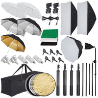 8.5x10ft Photography Kit with Backdrops for Portrait Shoots - GARVEE
