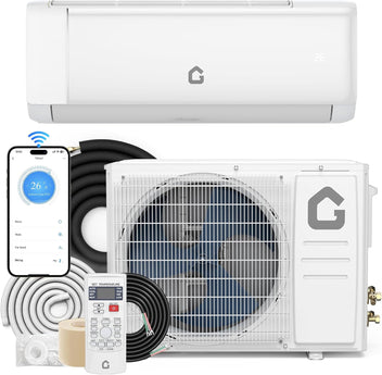 Garvee 18000 BTU 19 SEER2 230V Mini Split Air Conditioner | Energy-Efficient Inverter AC System with WiFi, Remote Control & Easy Installation Kit for Rooms Up to 1250 Sq.Ft