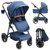 general motors baby stroller GAOMON 2-in-1 Convertible Baby Stroller with Bassinet Mode