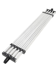 Garvee Aluminum Telescoping Work Plank 8-13FT Adjustable Anti-Slip Platform Scaffold Ladder Accessory, Heavy-Duty 440LBS Capacity, Durable Aluminum, Versatile Use - Silver