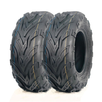 Garvee Set of 2 All Terrain ATV Tires 21X7-10 (175/70-10) Tubeless Durable Rubber 4PR Load Capacity