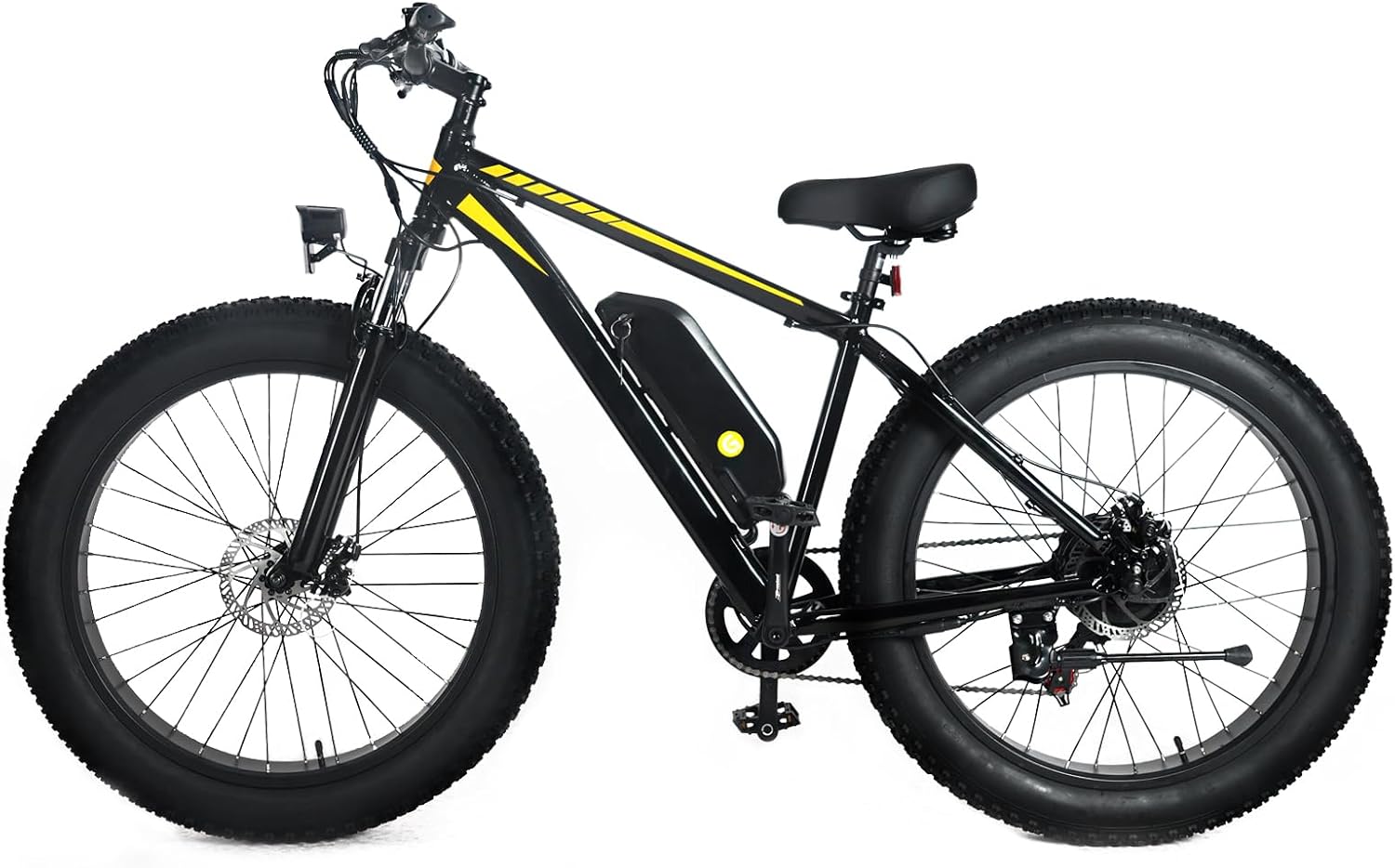 Garvee Mountain Electric Bicycle | 26" x 4.0 Fat Tires, 625Wh Removable Battery, 750W Motor, Step-Over Frame, 4 Riding Modes, LED Lights for Safety | for Commuting and Adventures
