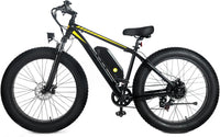 Garvee Mountain Electric Bicycle | 26" x 4.0 Fat Tires, 625Wh Removable Battery, 750W Motor, Step-Over Frame, 4 Riding Modes, LED Lights for Safety | for Commuting and Adventures