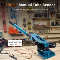Pipe Bender 3/8 Inch to 1 Inch Manual Pipe Tube Bender