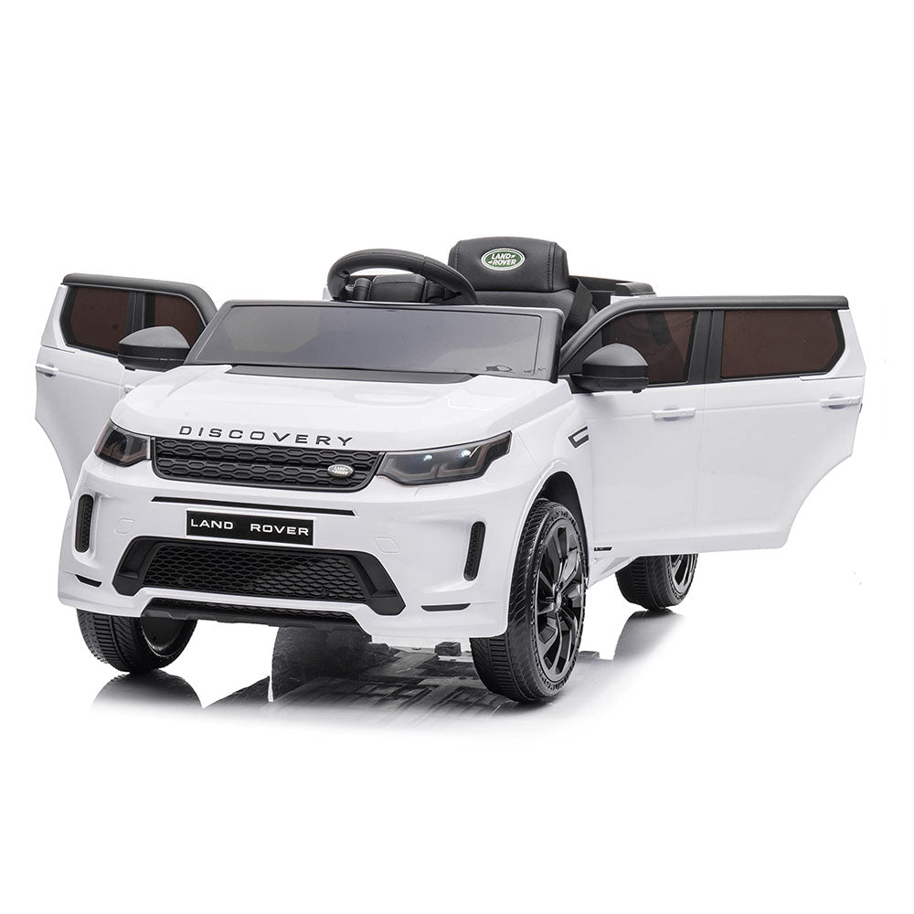 Garvee Ride - P Series: 12V Land Rover mini Kids Ride-On Car: Remote Control, LED Lights, Bluetooth, Music, Radio, Battery Powered, for Ages 3-8 - White