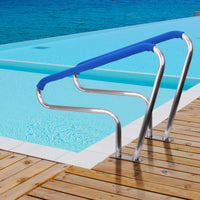 GARVEE Pool Handrail 48x36 Inch Swimming Pool Stair Rail 250LBS Load for Inground Pool