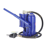 Garvee 5 Ton Pneumatic Air Hydraulic Bottle Jack with Manual Hand Pump, In-Line Cylinder, for Auto Repair & House Lifting - 