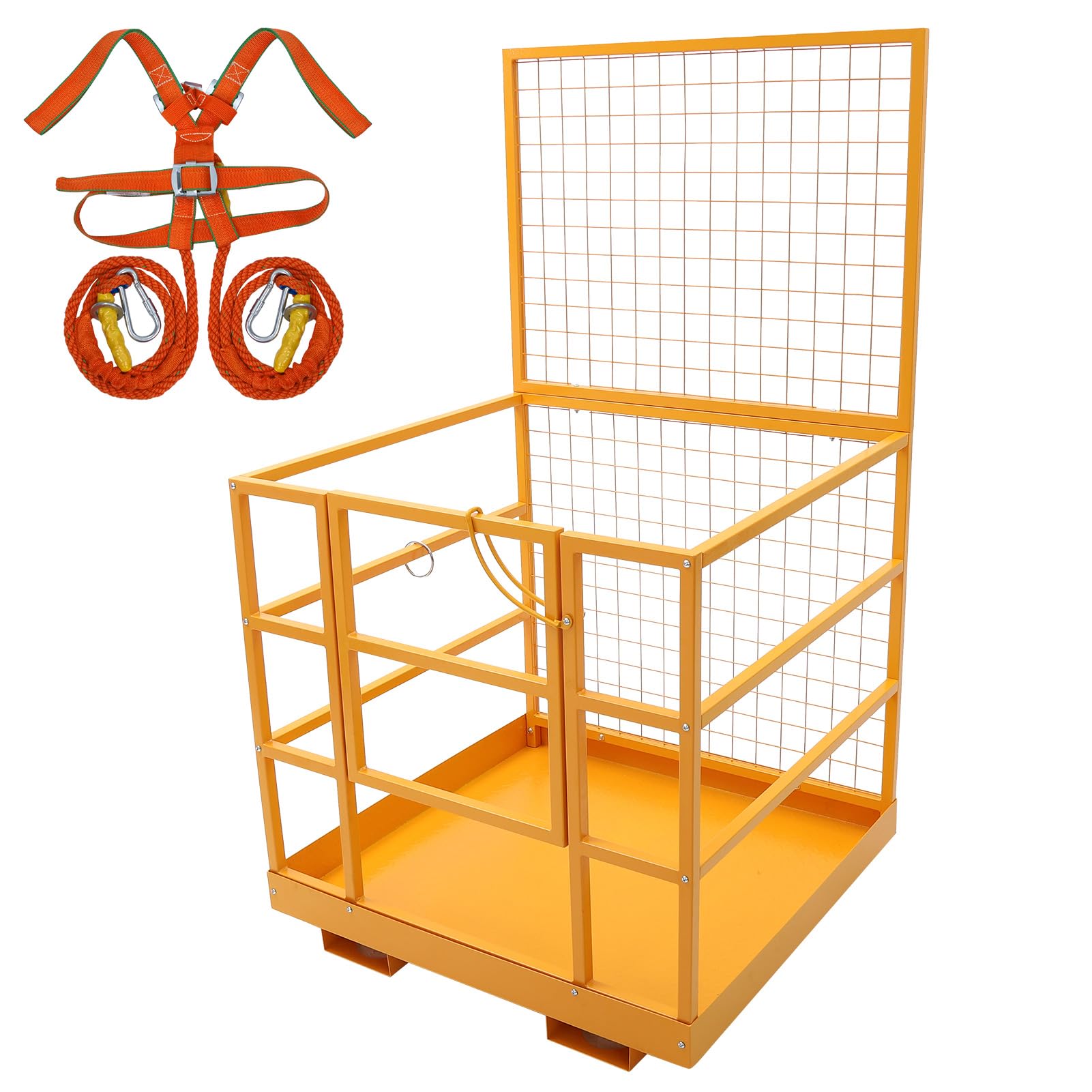 43x45" Forklift Safety Cage, 1400LBS, Heavy Duty Platform