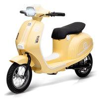 Garvee Ride - G Series: 24V 350W 14MPH Speed Rear Brake Twist Grip Throttle LED Light Blue Durable Pneumatic Tires Outdoor Riding