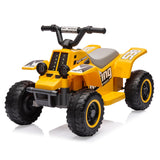 Garvee Ride - P Series: 6V Kids Ride On Electric ATV, Ride Car with LED Headlights, Ride-On Toy for Toddlers 1-3 Boys & Girls with Music, Forward & Reverse - Yellow - Yellow