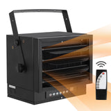 Garvee Electric Garage Heater 7500W 240V Hardwired, Digital Shop Heater with Remote Control, Timer, Overheat Protection, Ceiling Mount, Green