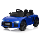 Garvee Ride - P Series: 12V Licensed Audi Ride-On Car: Remote Control, MP3, LED, Bluetooth, Horn, for Ages 3-7 - Blue