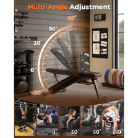 Garvee Smith Machines Home Gym with Bench, Squat Rack, Dual LAT Pull-Down Systems & Cable Crossover for Full-Body Workouts, Adjustable, Black