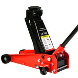 Garvee 3 Ton Hydraulic Trolley Floor Jack Heavy-Duty Steel Racing Floor Jack 5.1"-20" Lifting Range Black