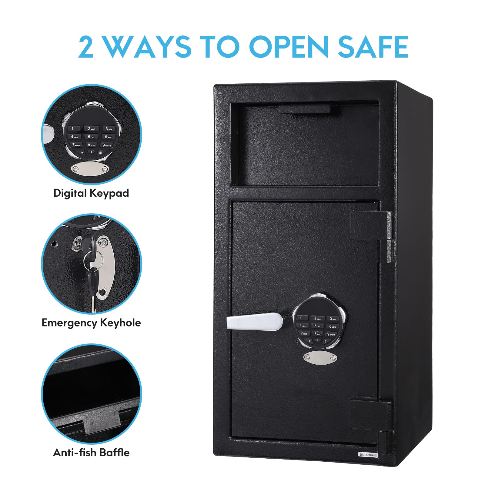 GARVEE Depository Safe - Secure Your Valuables with Advanced Features
