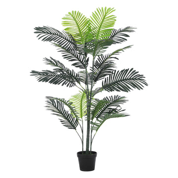 Garvee Artificial Palm Tree 5ft Tall, Indoor Fake Tropical Paradise Palm Tree in Pot, Faux Areca Palm Tree, Faux Floor Plant in Pot for Home Office Living Room Bedroom Farmhouse Modern Decor