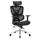 Garvee Ergonomic Office Chair, High Back Ergonomic Desk Chair with Adjustable Lumbar Support,Mesh Home Office Chair Gaming Chair,Up to 400LB,Black