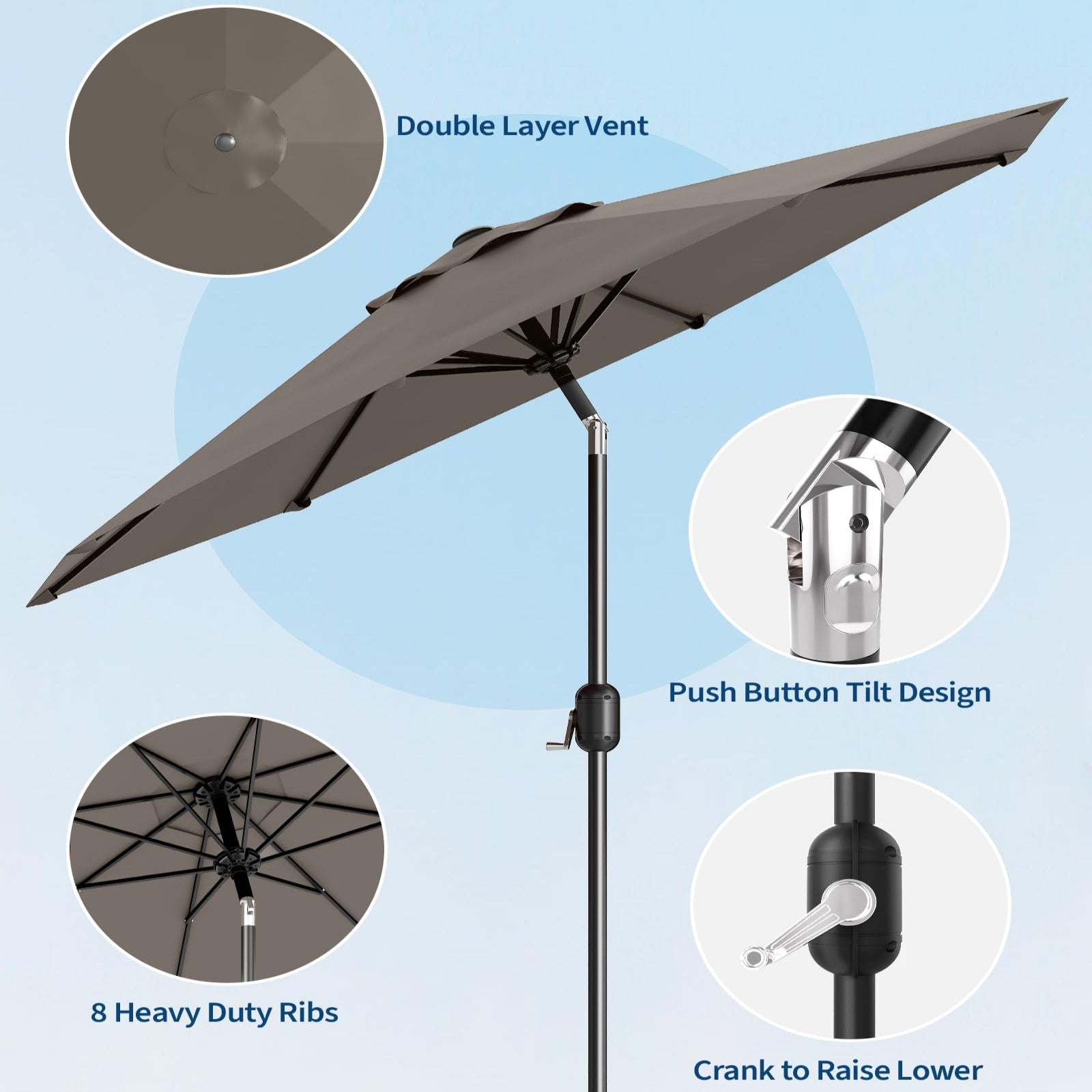 atleisure solar patio umbrellas Atleisure