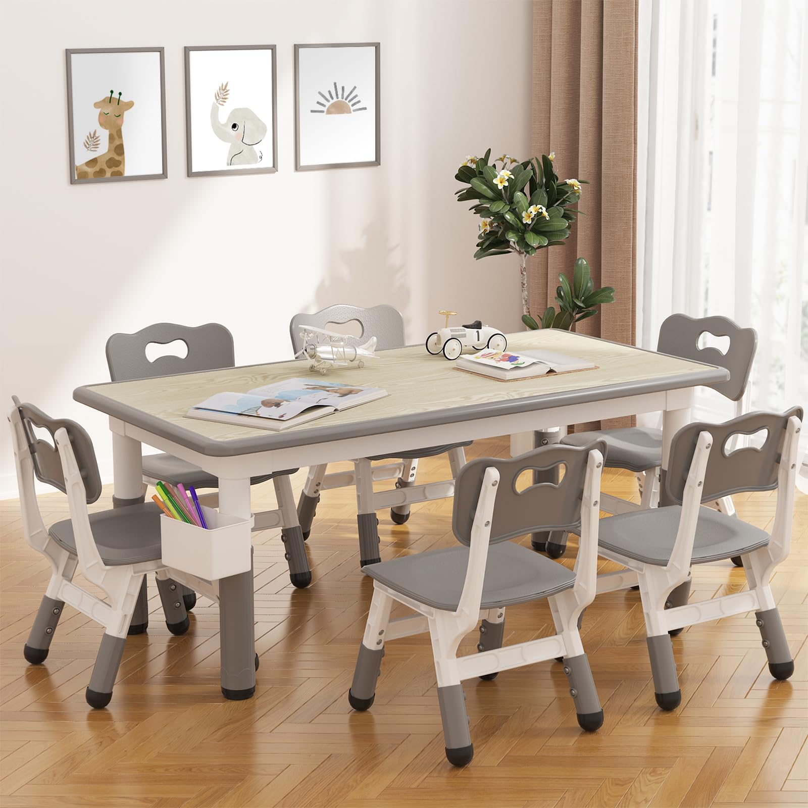 GARVEE Kids Table and Chairs Set - Perfect for Creative Learning