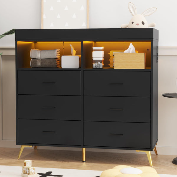 Garvee Changing Table Dresser for Easy Baby Care