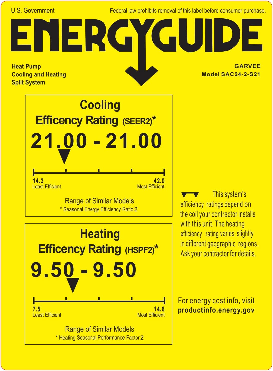 Garvee 2025 New Refrigerant SEER 21 24000 BTU 230V Mini Split Air Conditioner | Energy-Efficient Inverter AC System with WiFi, Remote Control & Easy Installation Kit for Rooms Up to 1500 Sq.Ft