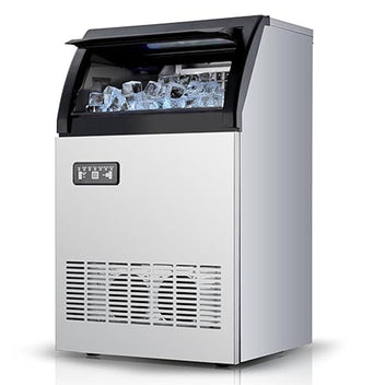 GARVEE 120Lbs Standard Under Counter Ice Maker, 250W Stainless Steel, 33Lbs Storage