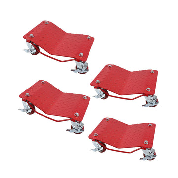 Garvee Wheel Cart, Heavy Duty Car Tire Car Moving Car with Skid Plate and 360 Degree Swivel Wheels,6000 lbs Car Moving Cart 4Pcs