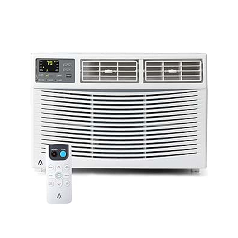 Garvee 8000 BTU Window Air Conditioner U-Shaped With RC, High-Efficiency Cooling Small Window Air Conditioner with Remote Control and Washable Filter, Quiet Operation, Cooling Up to 250 Sq Ft, 115V/60Hz