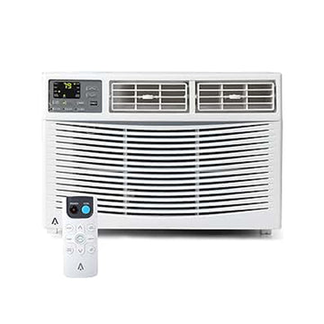 Garvee 8000 BTU Window Air Conditioner U-Shaped With RC, High-Efficiency Cooling Small Window Air Conditioner with Remote Control and Washable Filter, Quiet Operation, Cooling Up to 250 Sq Ft, 115V/60Hz