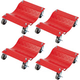 Garvee 4-Pack Car Dolly Tire Skates with Ball Bearings for Easy Moving - Light gray