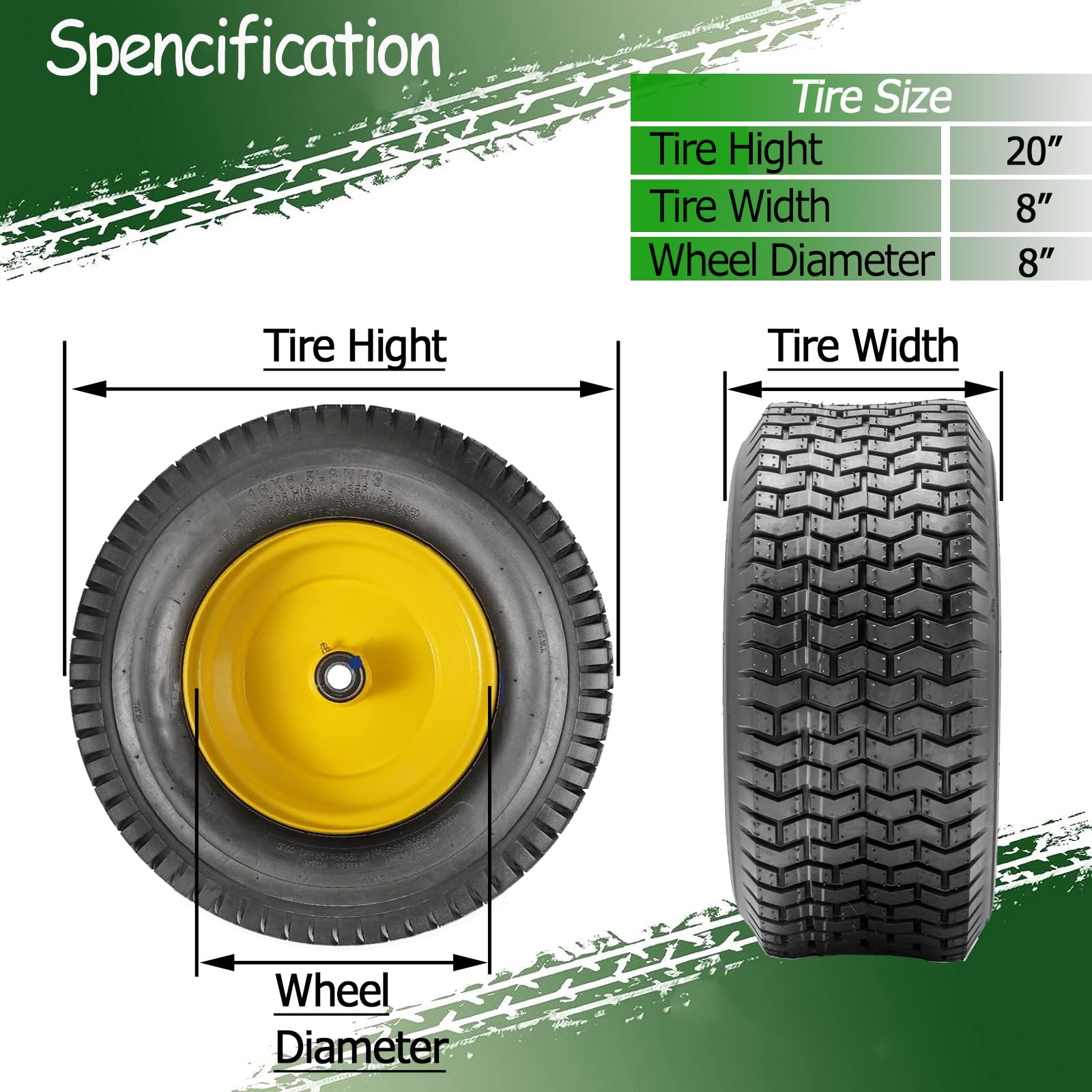 Garvee Lawn Mower Tire - Thumbnail 4