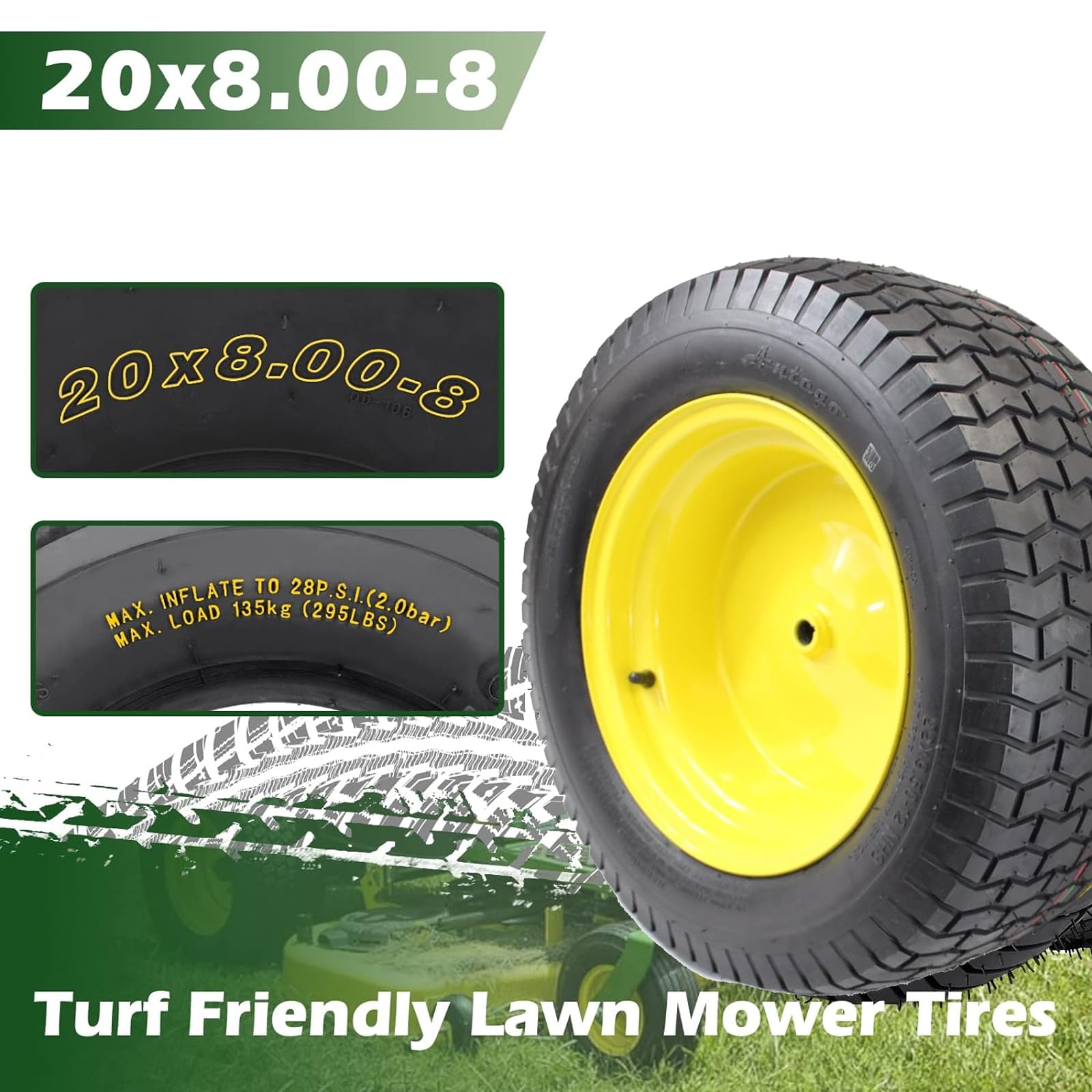 Garvee Lawn Mower Tire - Thumbnail 2