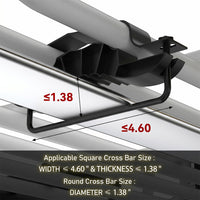 Garvee 64" x 39" x 6" Universal Roof Rack Basket with Cargo Net, Heavy Duty Luggage Holder for SUVs, Trucks, Vehicles, Black