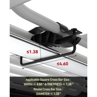 Garvee 51" x 36" x 5" Universal Roof Rack Carrier Basket, Heavy Duty Car Cargo Rack for SUVs and Trucks, Black, 200 Lbs Capacity