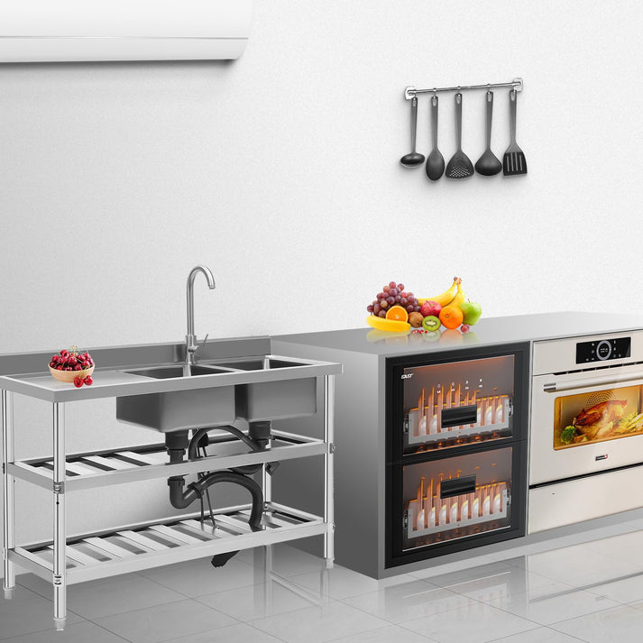 GARVEE Double Sink Installation