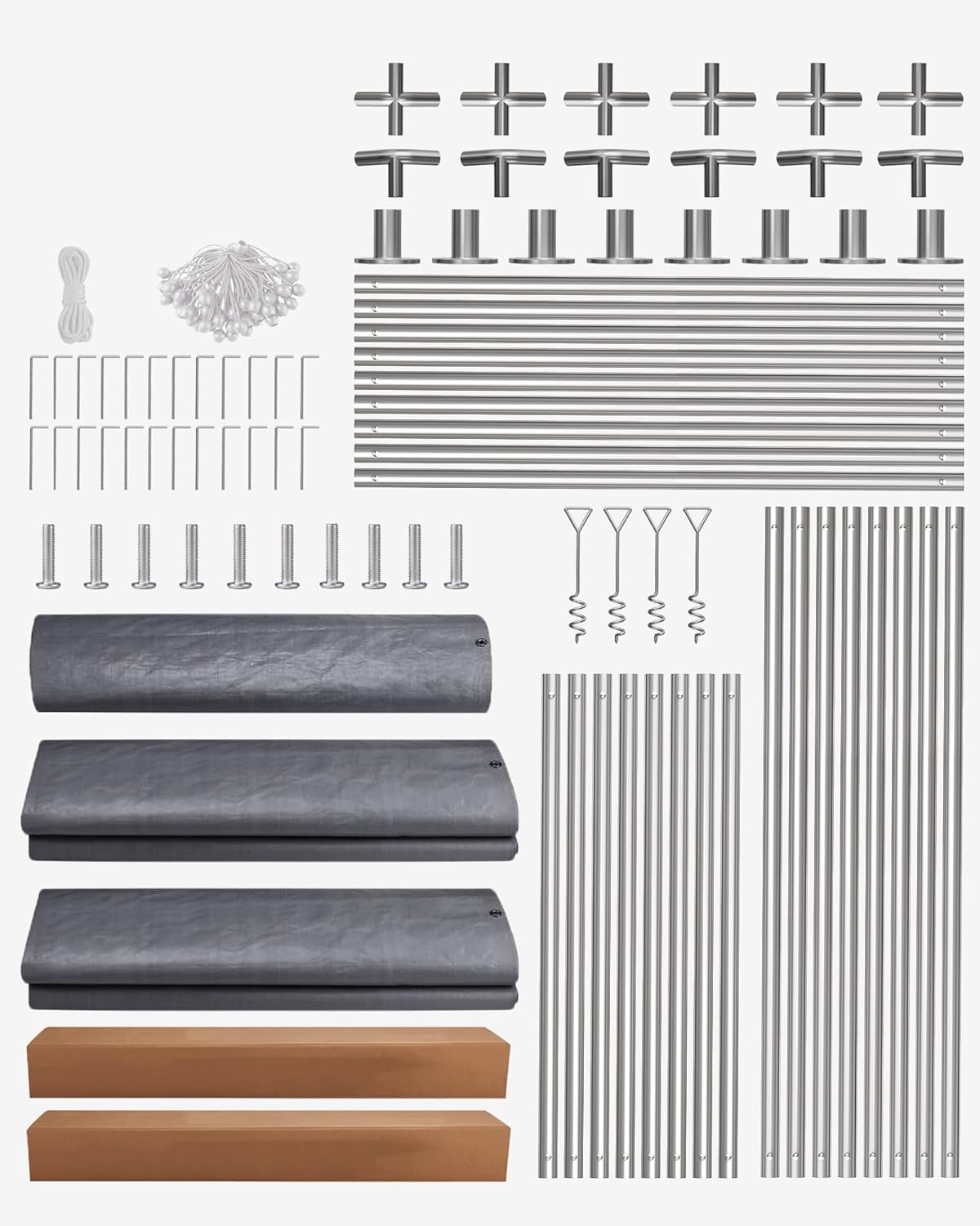 Garvee 13'x20' Heavy Duty Carport, Car Canopy with Removable Sidewalls & Doors, Extra Large Garage for Car, Truck, SUV, White