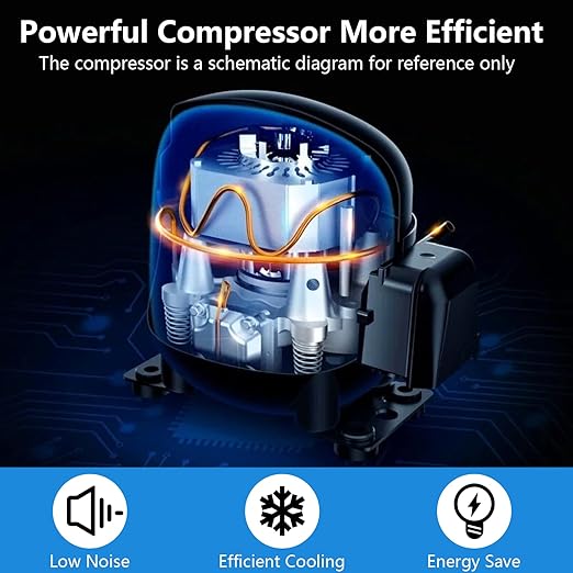 Garvee 90LBS/24H,Ice Machine 110V Ice Machine with 33 LBS Storage Bin, Ideal for Restaurant, Home, Bars, Coffee Shop