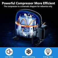 Garvee 90LBS/24H,Ice Machine 110V Ice Machine with 33 LBS Storage Bin, Ideal for Restaurant, Home, Bars, Coffee Shop