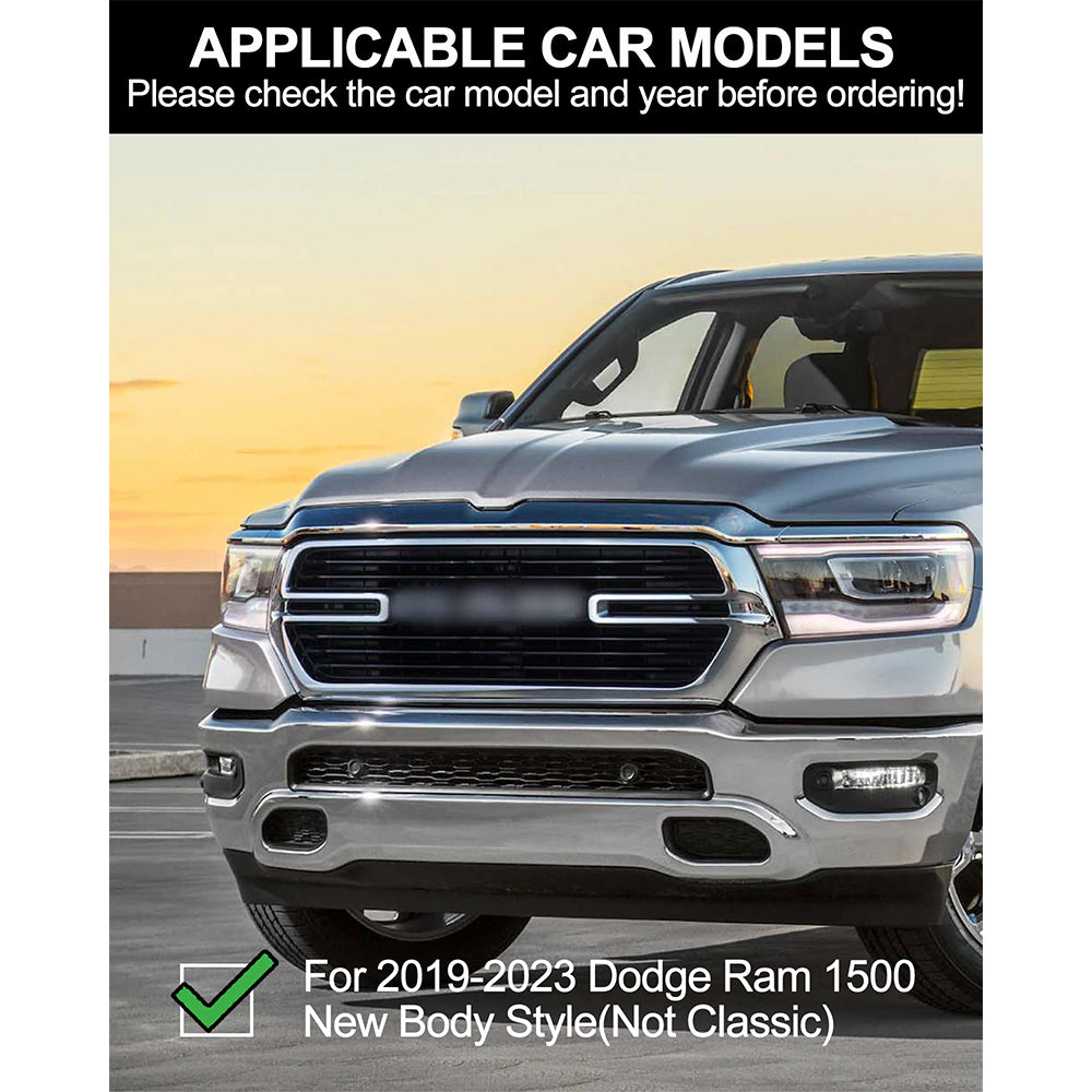 Garvee Running Boards for 2019-2022 RAM 1500 Quad Cab New Body Style - 6.5 Inch/Stainless Steel