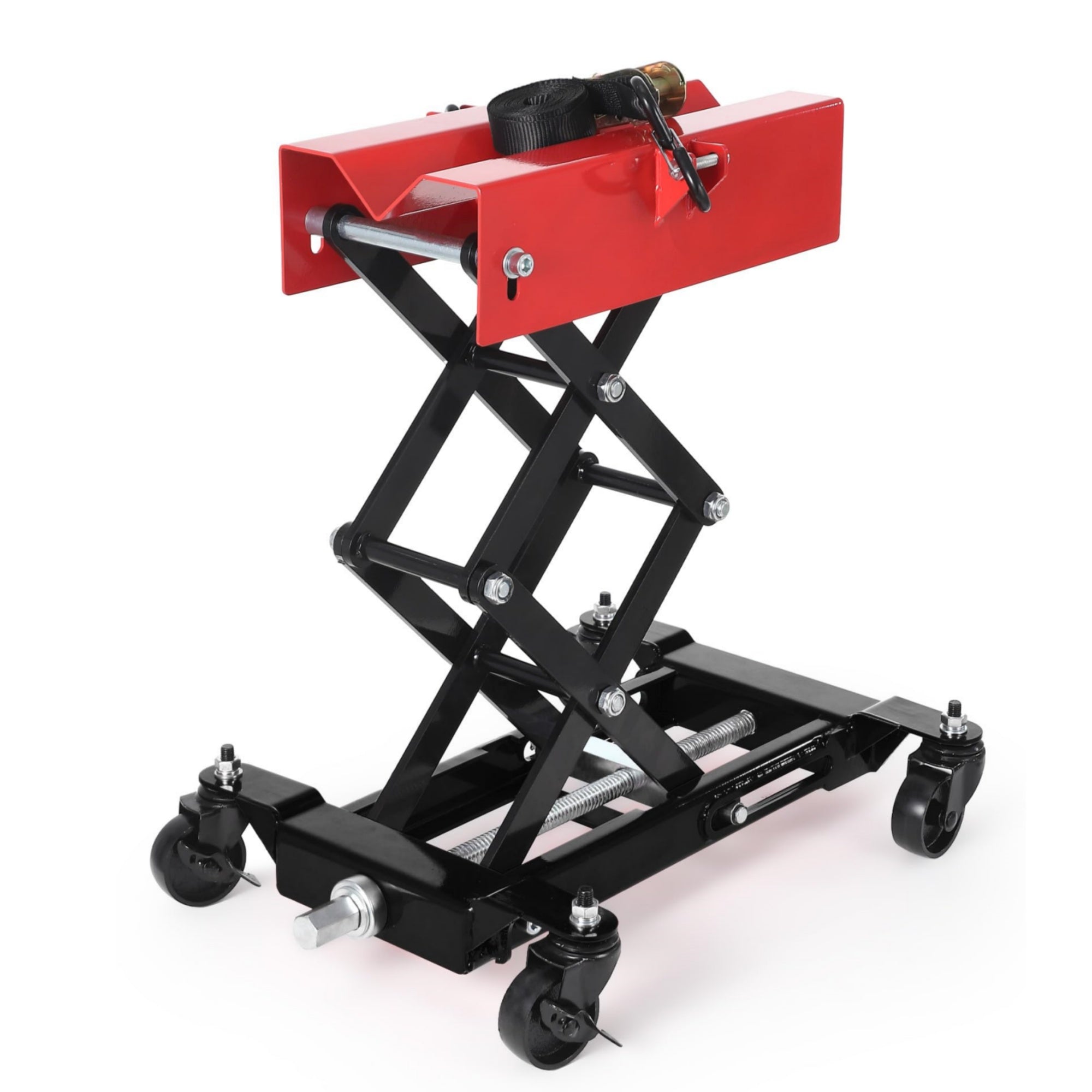フタバ4PMジャンク Garvee 450 lbs Low-Profile Transmission Jack - Adjustable Floor Jack w