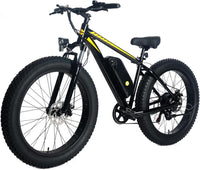 Garvee Mountain Electric Bicycle | 26" x 4.0 Fat Tires, 625Wh Removable Battery, 750W Motor, Step-Over Frame, 4 Riding Modes, LED Lights for Safety | for Commuting and Adventures