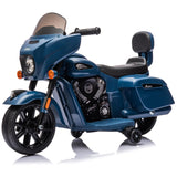 Garvee Ride - B Series: 6V Ride-On Motorcycle for Kids, Electric Dirt Bike with USB, Music, Headlight - Blue - Blue
