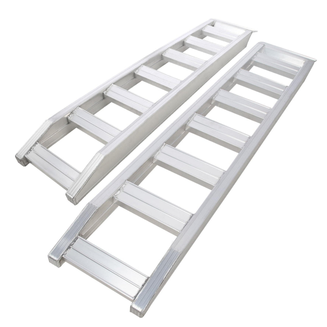 Aluminum Trailer Ramps, 8810 lbs Heavy-Duty Truck Ramps with Top Hook Attaching End, Universal Loading Ramp for Motorcycle, ATV/UTV, Tractor, Lawnmower, Snow Blower,2Pcs