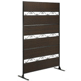 Garvee Outdoor Privacy Panels - 3 Panel Free Standing Outdoor Fence, Durable for Patio, Garden, Balcony, 76.5" H×45.9" W, Versatile Use Indoor & Outdoor, Elegant Design