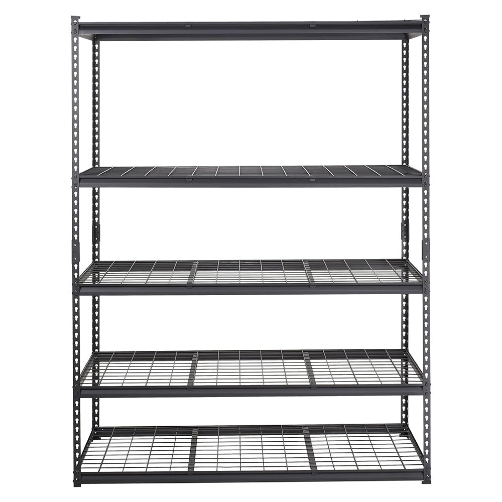 Garvee Garage Storage Shelving, 5 Tier Utility Shelves, Heavy Duty Storage Shelves, Adjustable Shelves Metal Garage Storage Rack, 2000LBS Industrial Utility Shelf for Basement Warehouse, 60x24x72 In